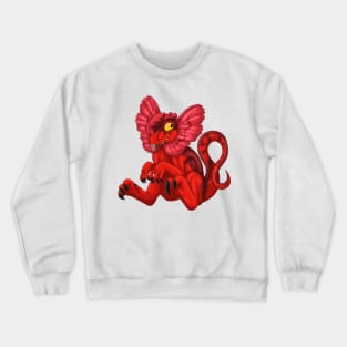 Dilophosaurus: Cherry Crewneck Sweatshirt